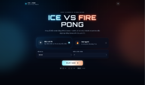 Ice Fire Pong là một tựa game arcade hiện đại lấy cảm hứng từ trò chơi Pong kinh điển